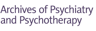 Logo of the journal: Archives of Psychiatry and Psychotherapy